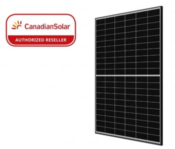 Canadian Solar 500W - Marco negro - Bifacial